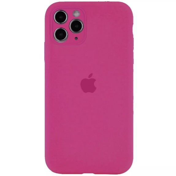 Silicone Case Full Camera Protective (AA) для iPhone 11 Pro  (Dragon fruit)-0